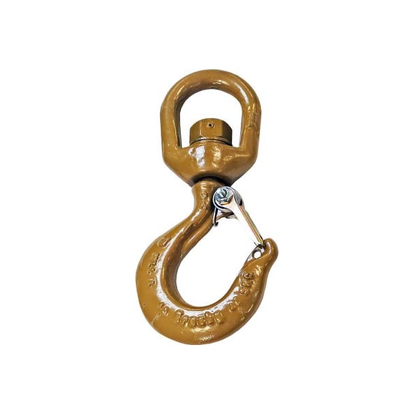 Mazzella Crosby L-322AN Alloy Hook Swivel w/Latch, 7T WLL 1048859 - main